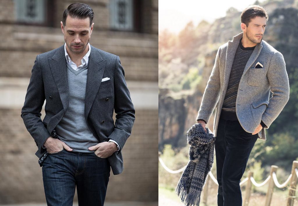 Black Blazer with Grey Pants Dressy Outfits For Men In Their 20s (5 ideas &  outfits) | Lookastic