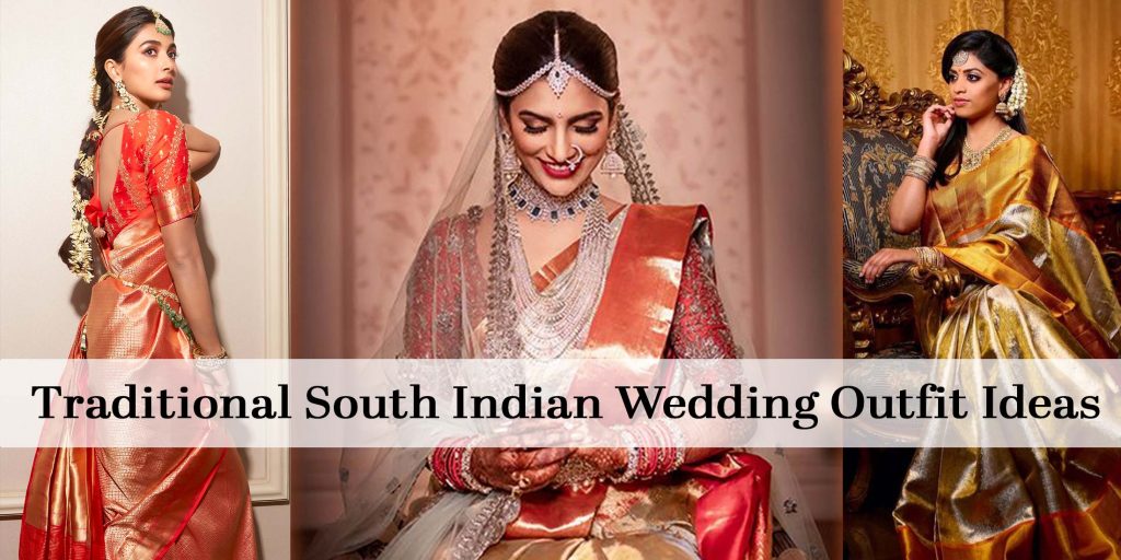 South Indian Bride , folded hands , namaste , wedding dress costume ,  marriage gold jewelry , India , Asia Stock Photo - Alamy