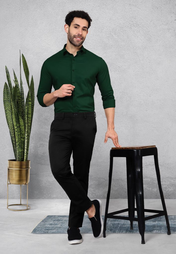 Details 91+ dark green trouser combination super hot - in.cdgdbentre