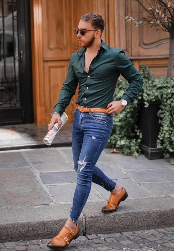 best-green-shirt-combination-pants-ideas-for-men-beyoung-blog