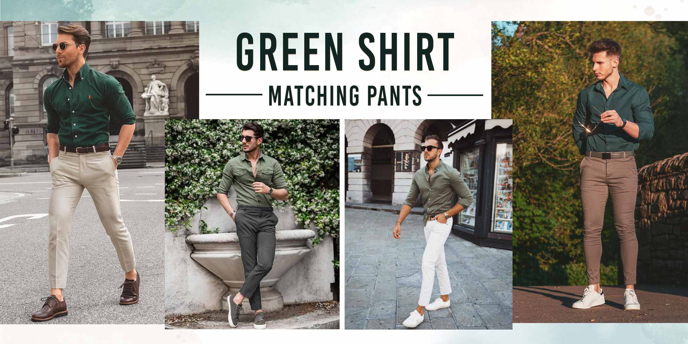 What color pantsjeans go well with an olive green shirt for men to have a  semiformal look  Quora