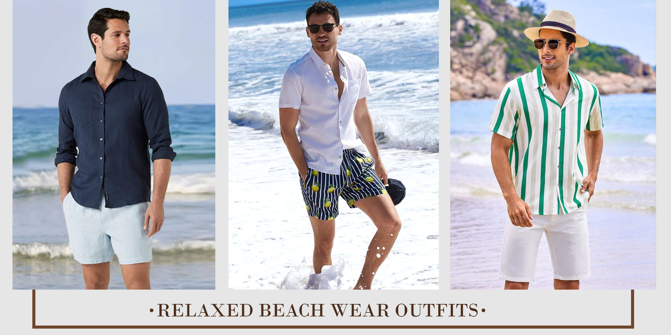 Stylish Beach Gear for Men