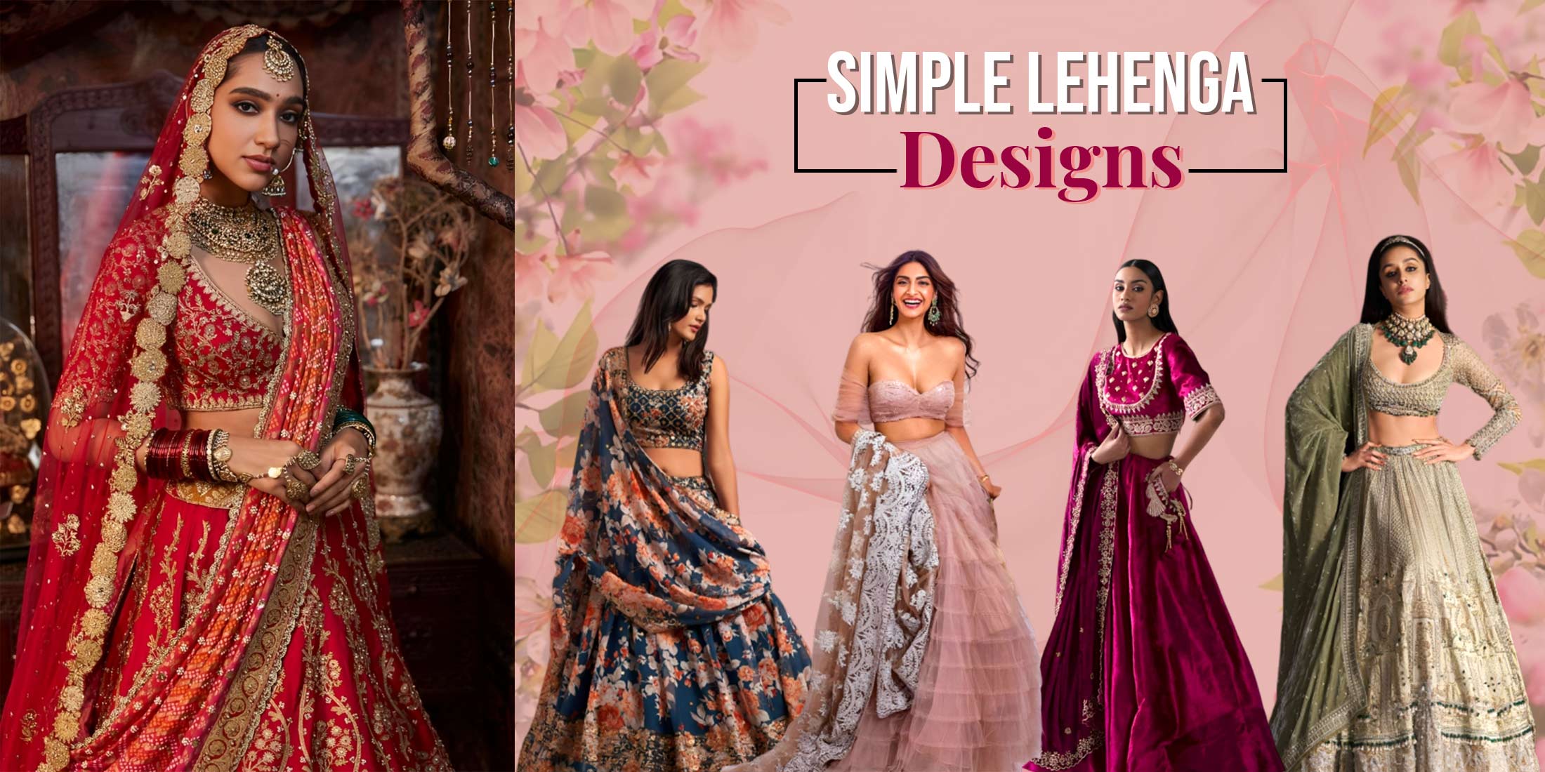 10 Latest Simple Lehenga Designs To Slay Wedding 2023 - Beyoung Blog