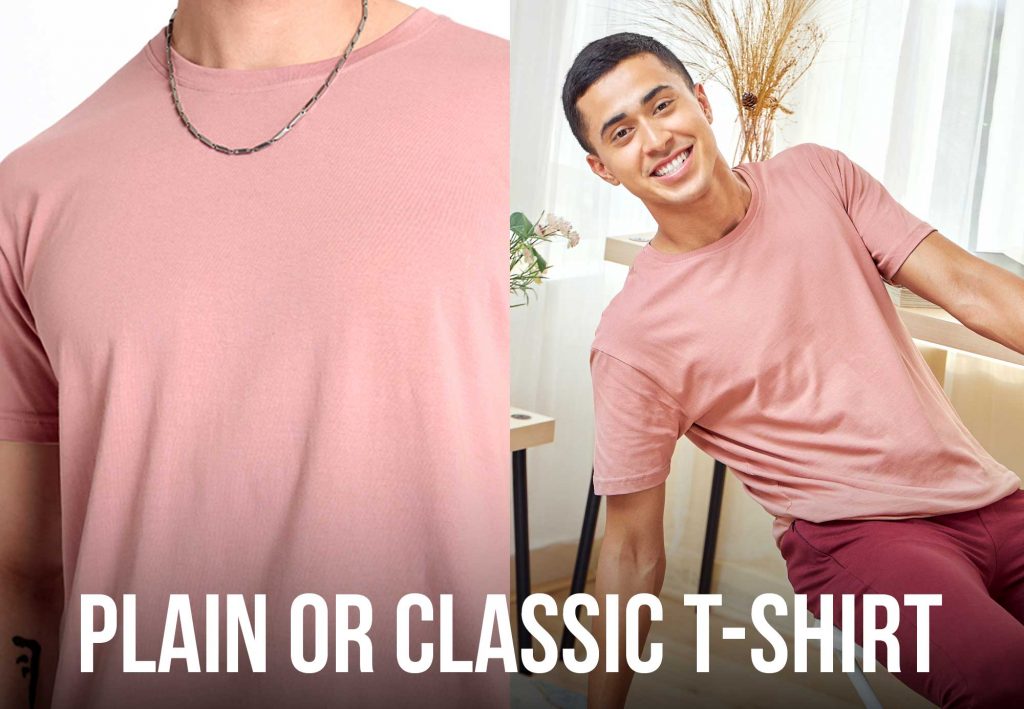 Plain or Classic T-shirt Style