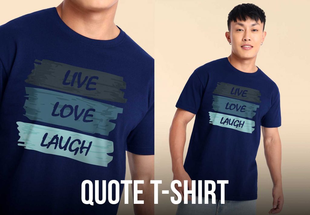 Quote T-shirt style