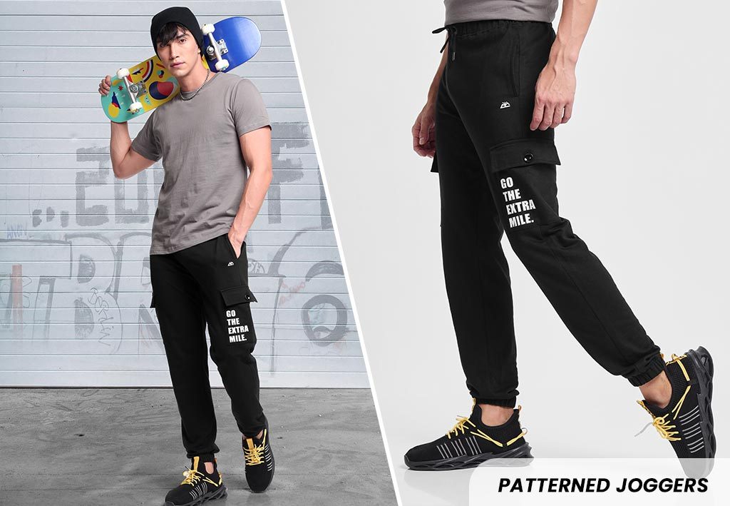 Patterned Joggers