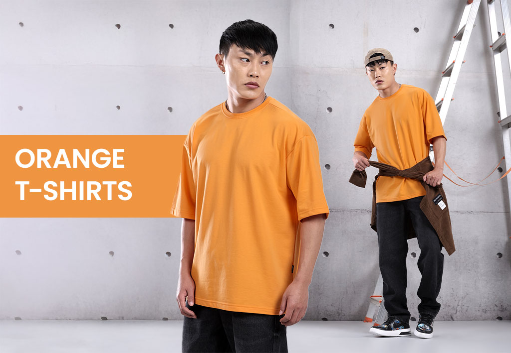 popular t shirt color - orange t-shirts