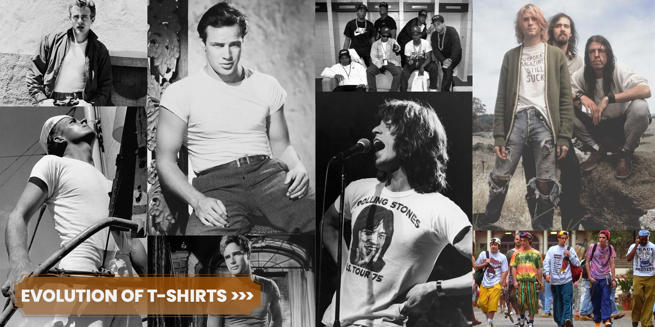 T shirts Evolution